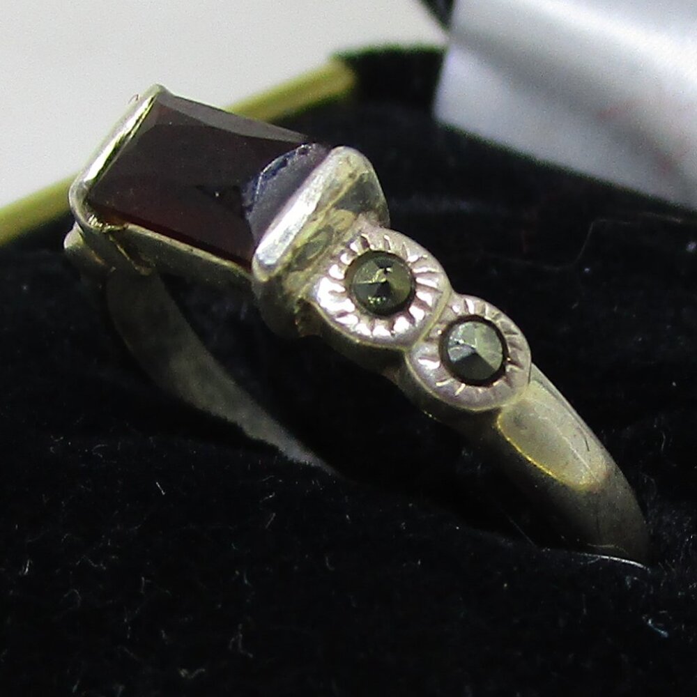 Small Solitaire Stone Set Ring - image 1